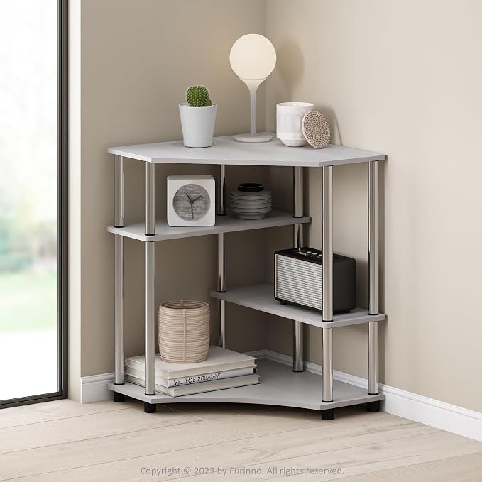White Oak/Stainless Steel