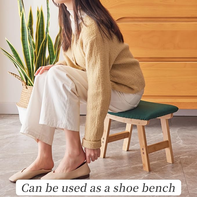 Natural Stool Legs - Green Surface