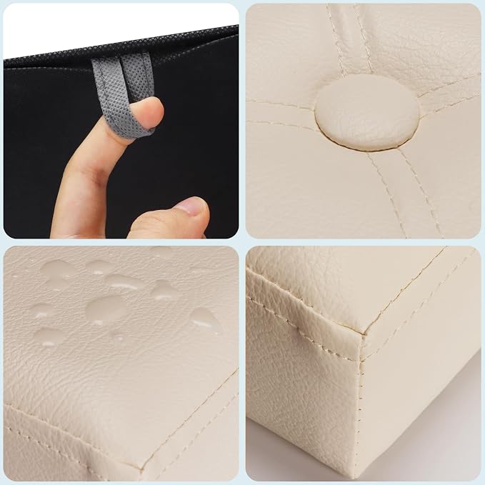 Beige-with Side Pockets..