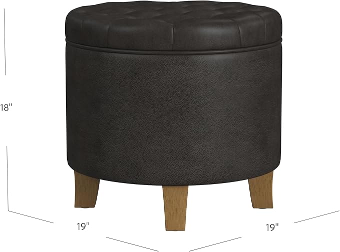Black Faux Leather