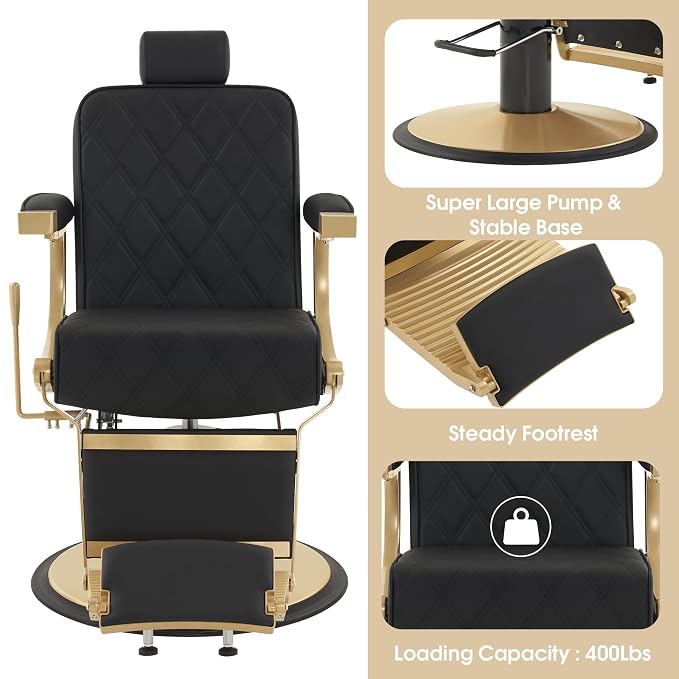 Black With Gold Frame