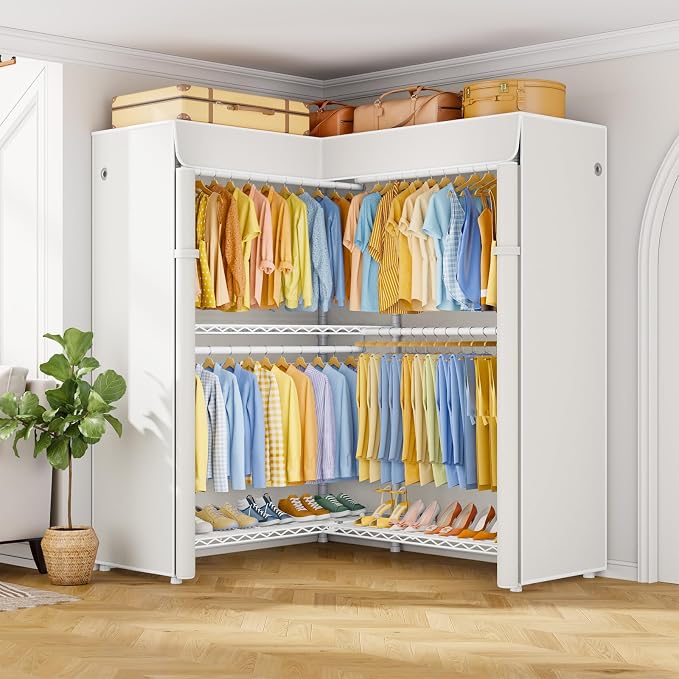 White Rack with White Cover
