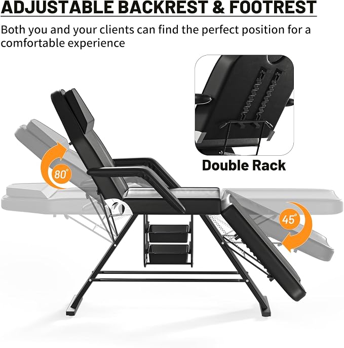 Black & Stool & Trays