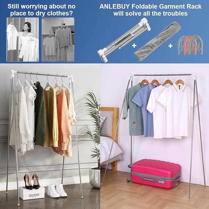 White+3 Foldable Hangers
