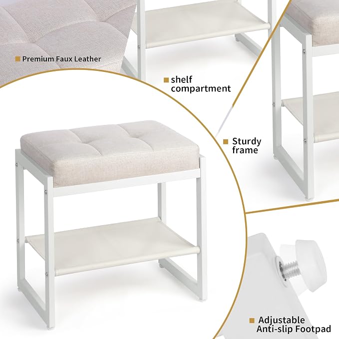 Beige&white