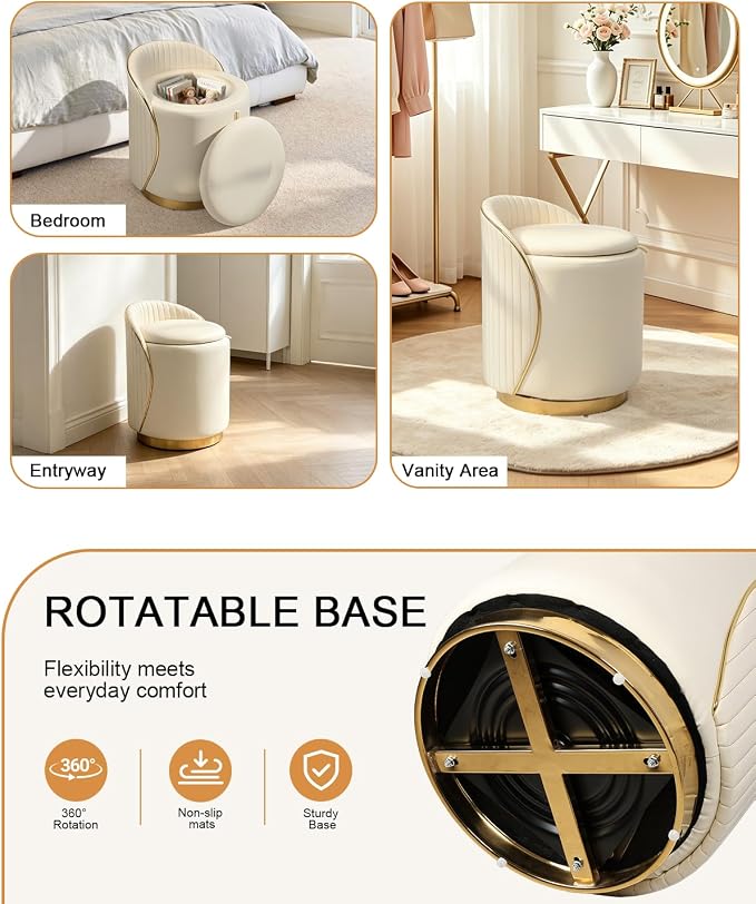 Beige With Storage