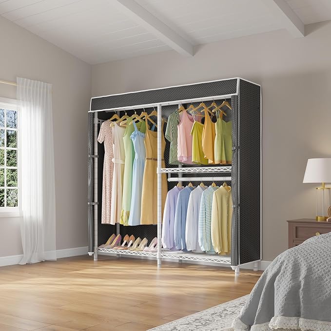 White Rack with Black Cover