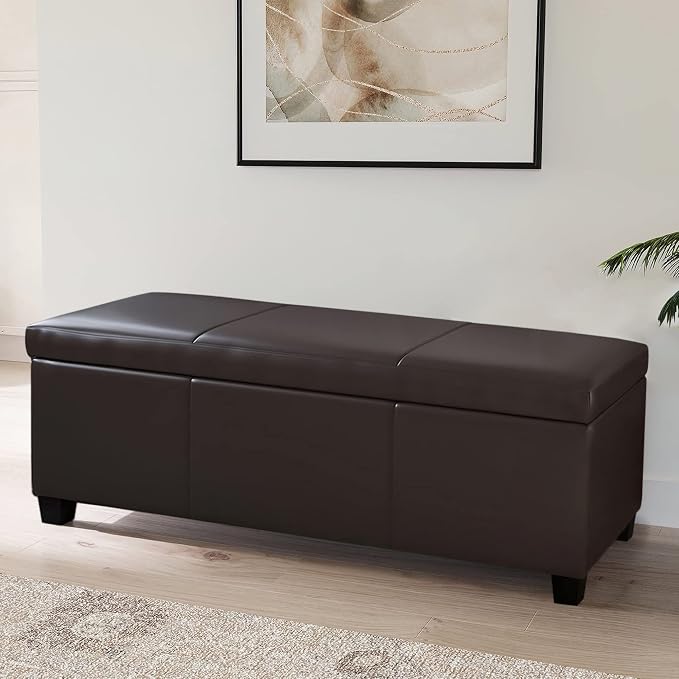 Brown/ Faux Leather
