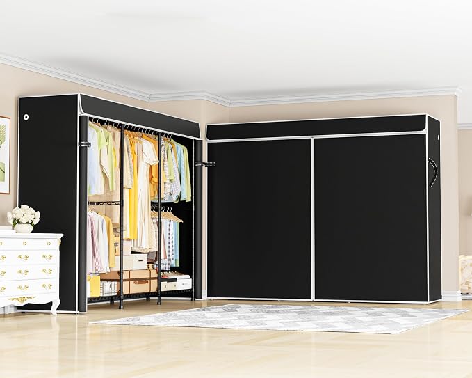 Black Rack With Black Cover