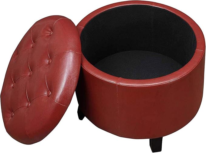 Burgundy Faux Leather