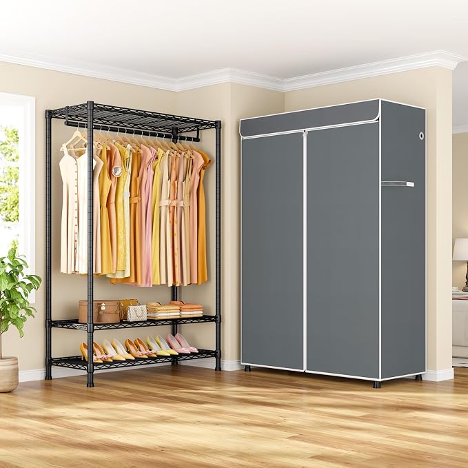 Black Rack with Gray Cover