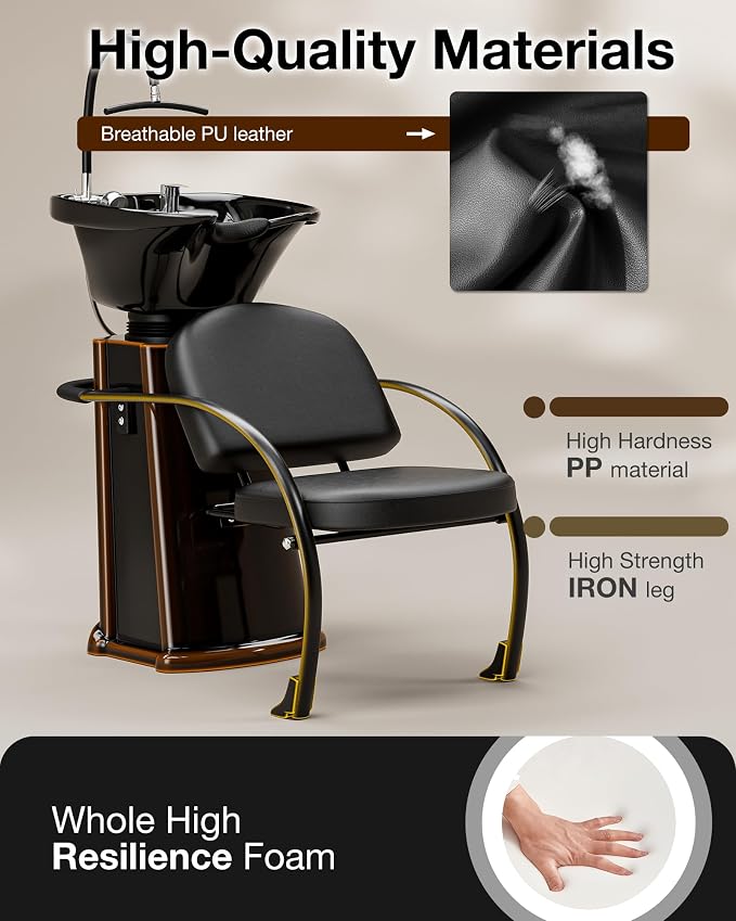 Black(Waterfall shower head)