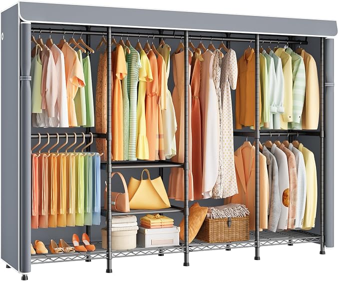 Black Rack with Gray Cover