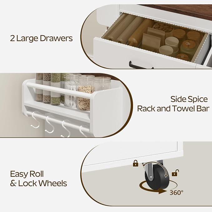White +Walnut