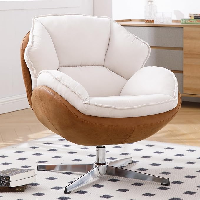 Beige Chenille, No Ottoman