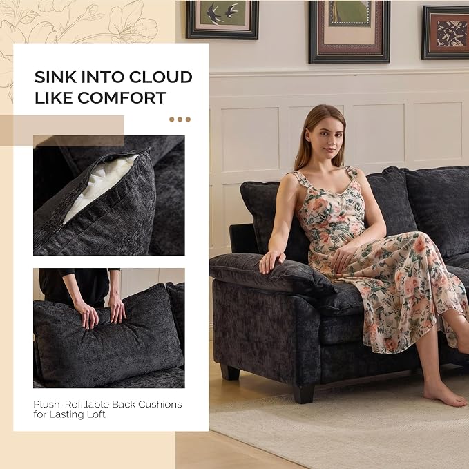 Chenille Black