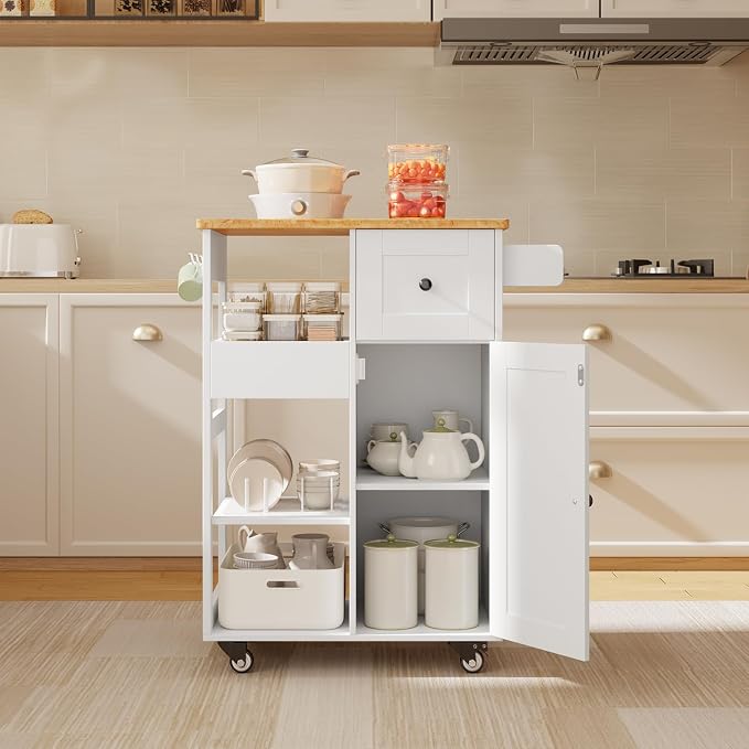 White & Tabletop-oak Color