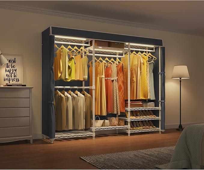 White Rack With Black Cover