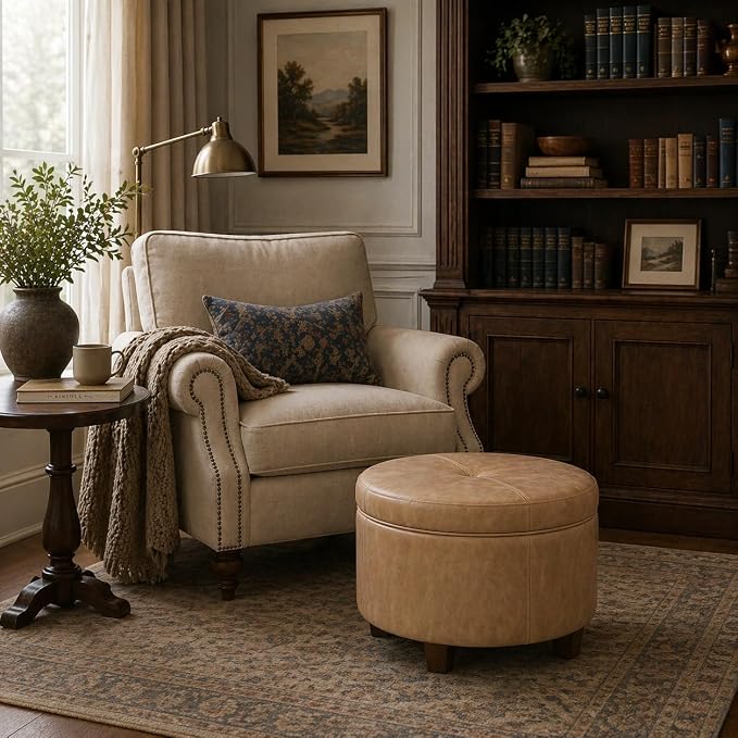 Sand Faux Leather