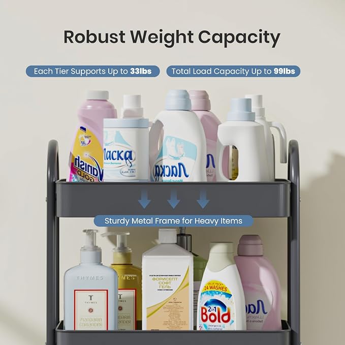 4-tier Deep Gray