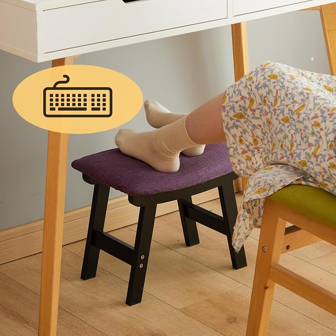 Black Legs - Purple Stool Surface