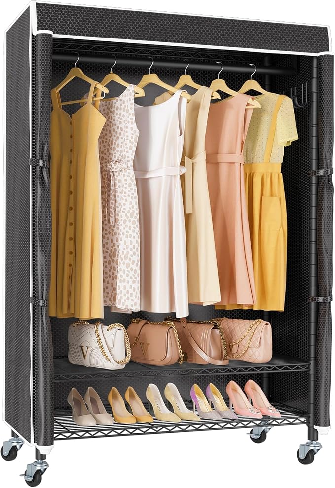 ‎Black Rack with Black Cover