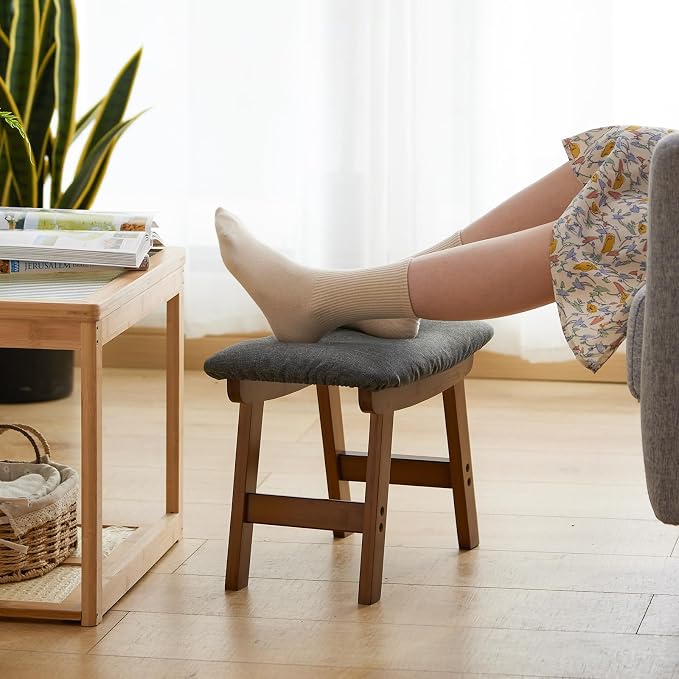 Brown Legs - Gray Stool Surface