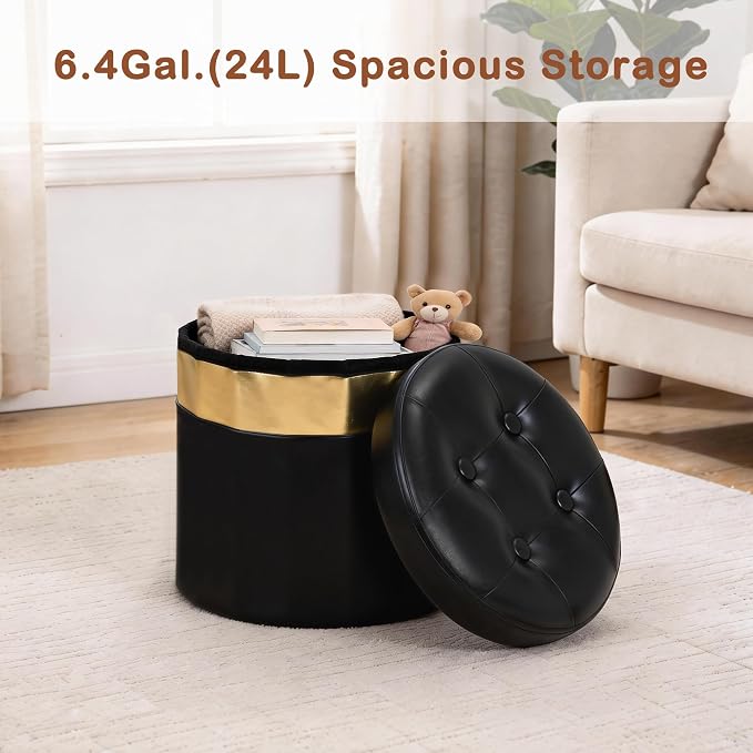 2pcs Pu Black