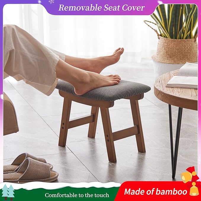 Brown Stool Legs - Gray Surface