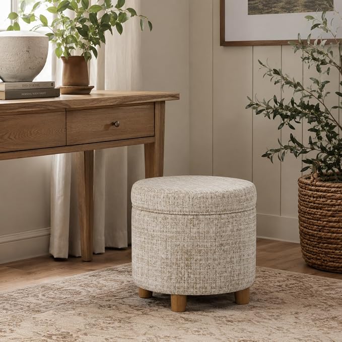 Cream Textural Woven