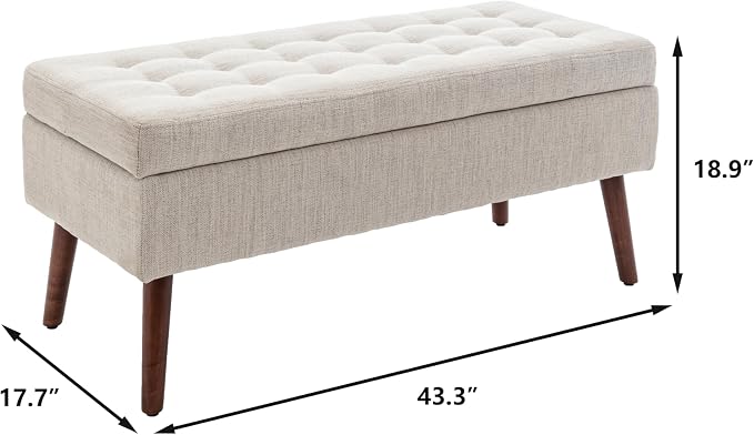 Linen Fabric in Beige