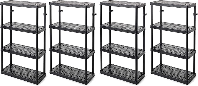 Black - 4 Shelf