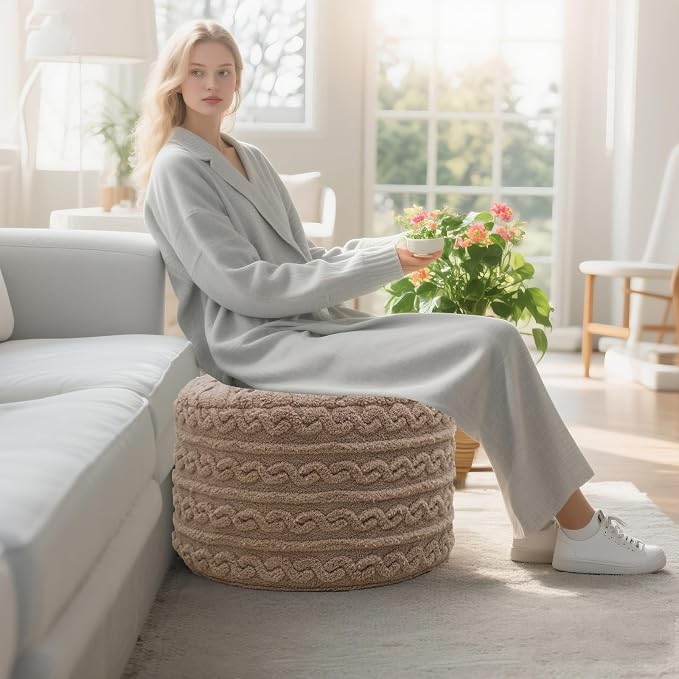 Coffee Pouf With Filler