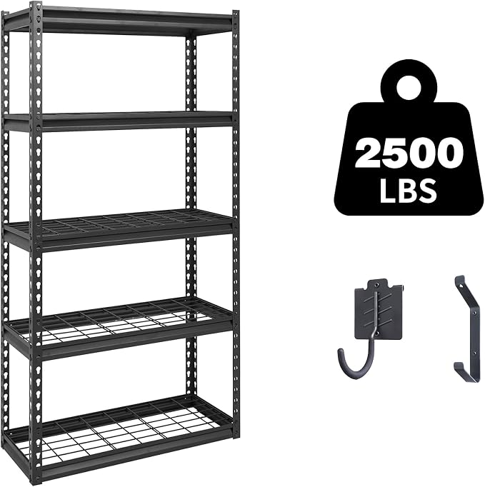 Black - Wire Shelves