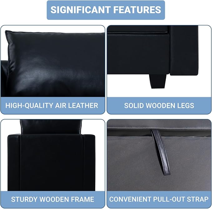 Black,air Leather,armrest