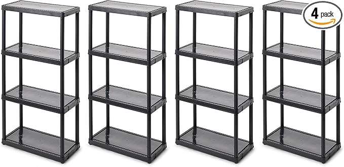 4 Shelf - Black