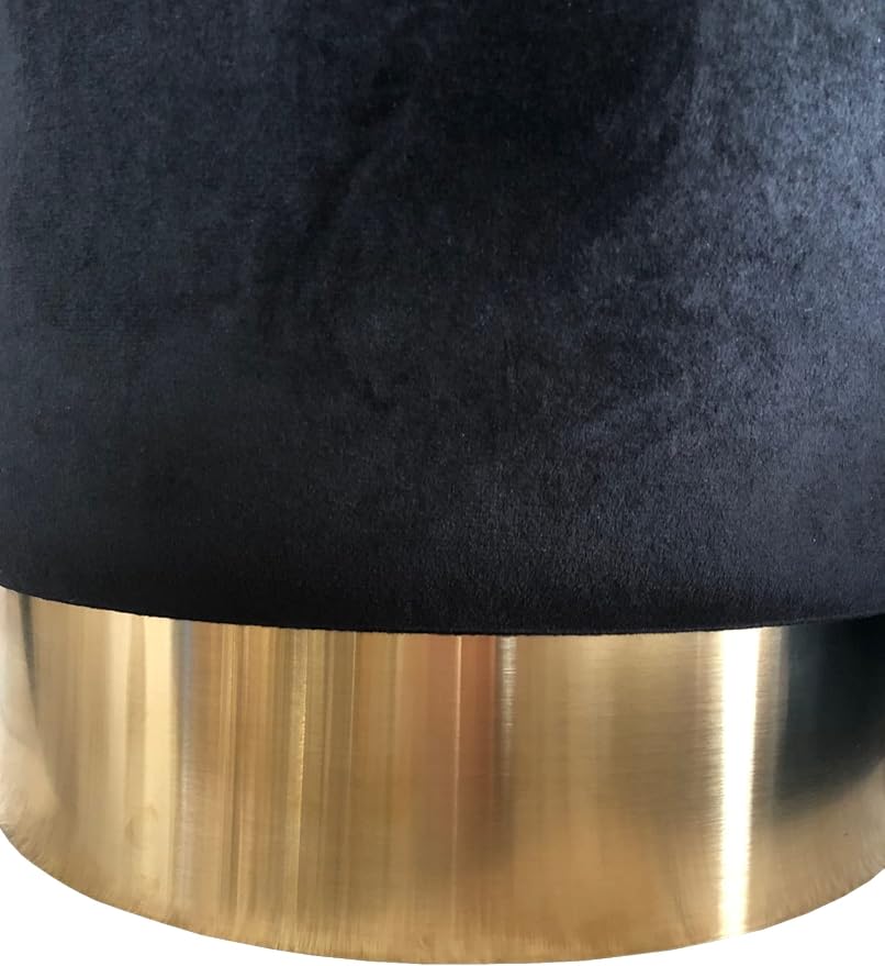 Black/Gold Velvet