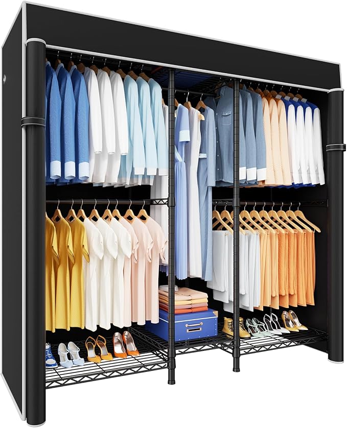 Black Rack With Black Cover