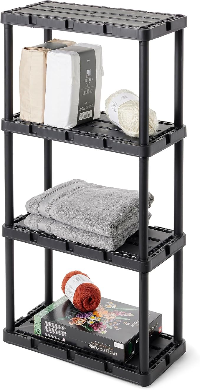 4 Shelf - Black