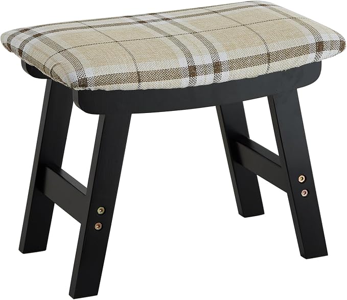 Black Legs - Stripes Stool Surface