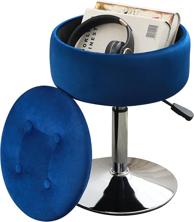 Blue With Chrome Base