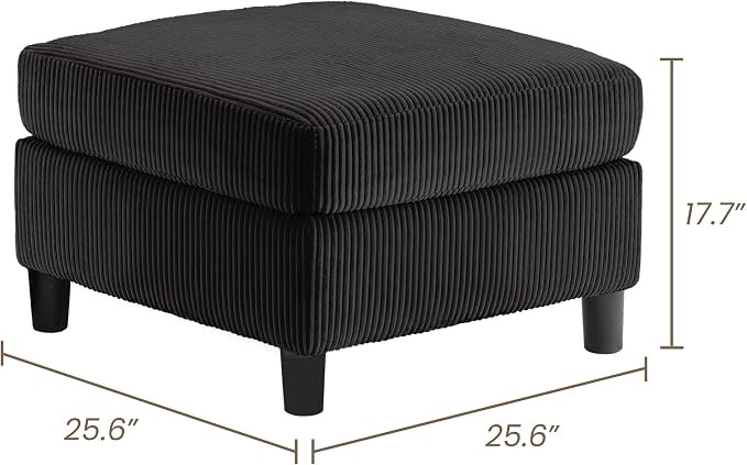 Black Ottoman