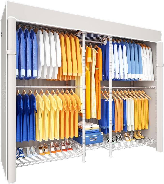 White Rack With White Cover