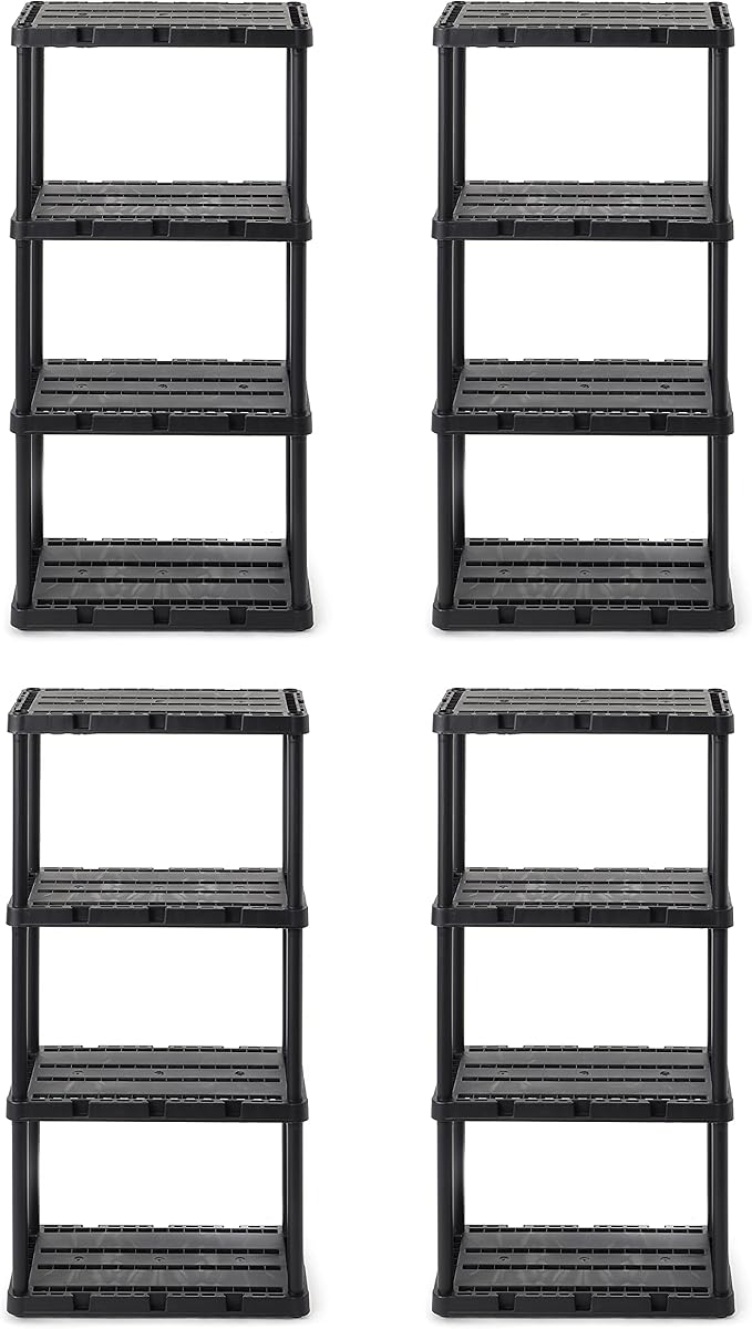 4 Shelf - Black