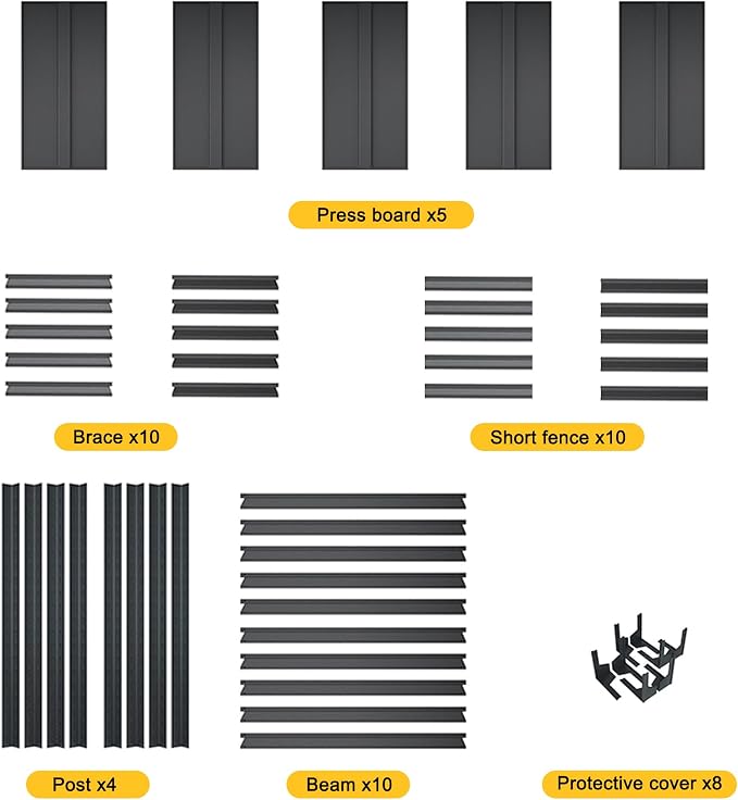 Black, 5-tier, 35.4\