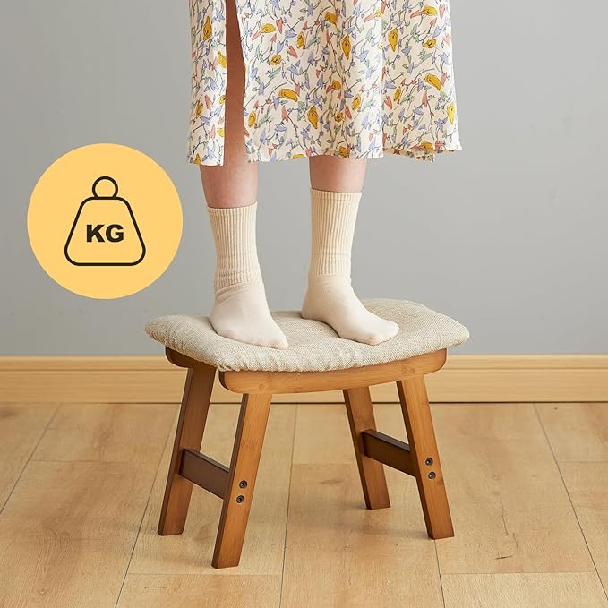 Brown Legs - Beige Stool Surface