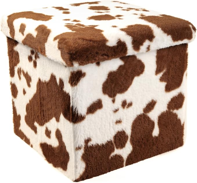 Cowhide Brown/White