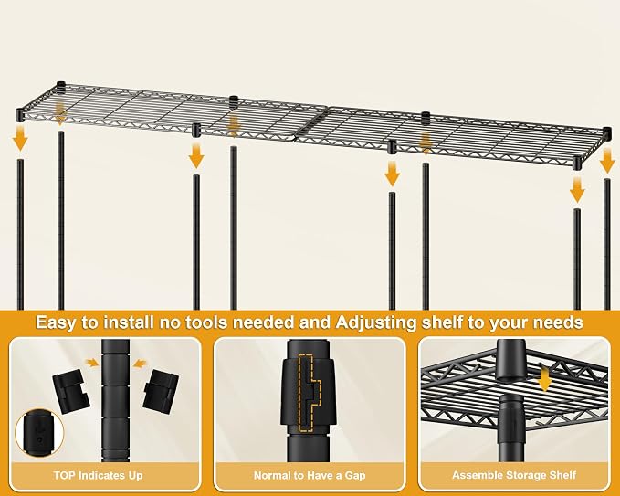 Black Rack With Black Cover