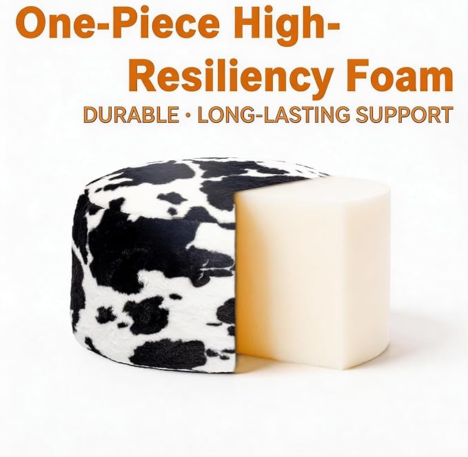 Black White Cow Print