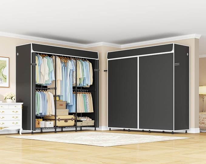 Black Rack With Black Cover
